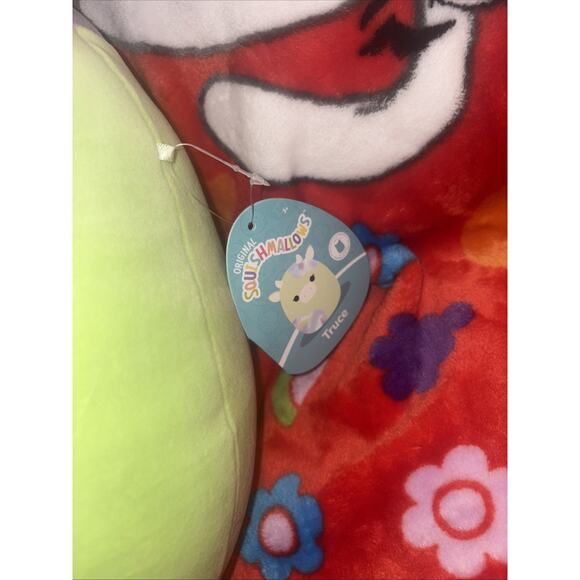 Rare Squishmallows First To Market 12” Truce The Green Tie-Dye Cow-Brand New - Picture 2 of 5